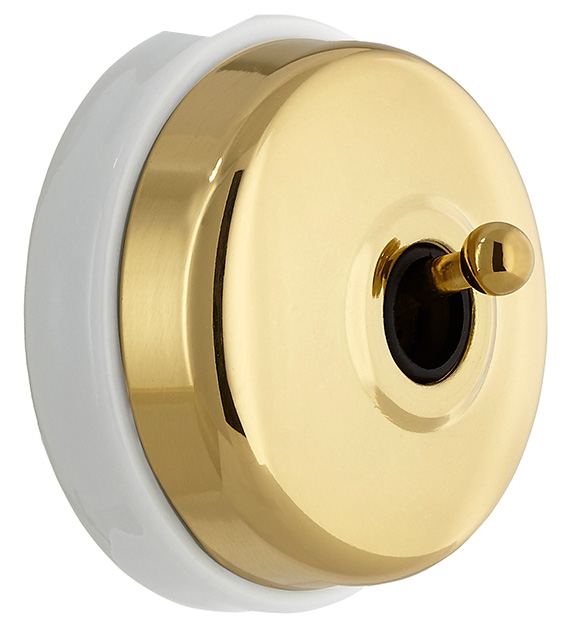 Dimmer Fontini - Brass toggle