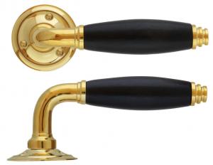 Door handle - Vasastan brass