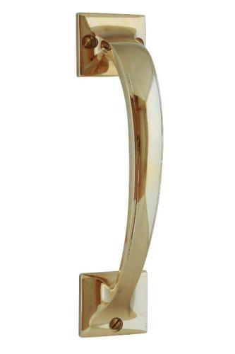 Pull handle - Brass bow small