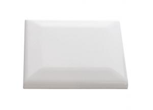 Wall tiles Victoria - Beveled 7.5 x 7.5 cm (2,9 x 2,9 in.) white, glossy