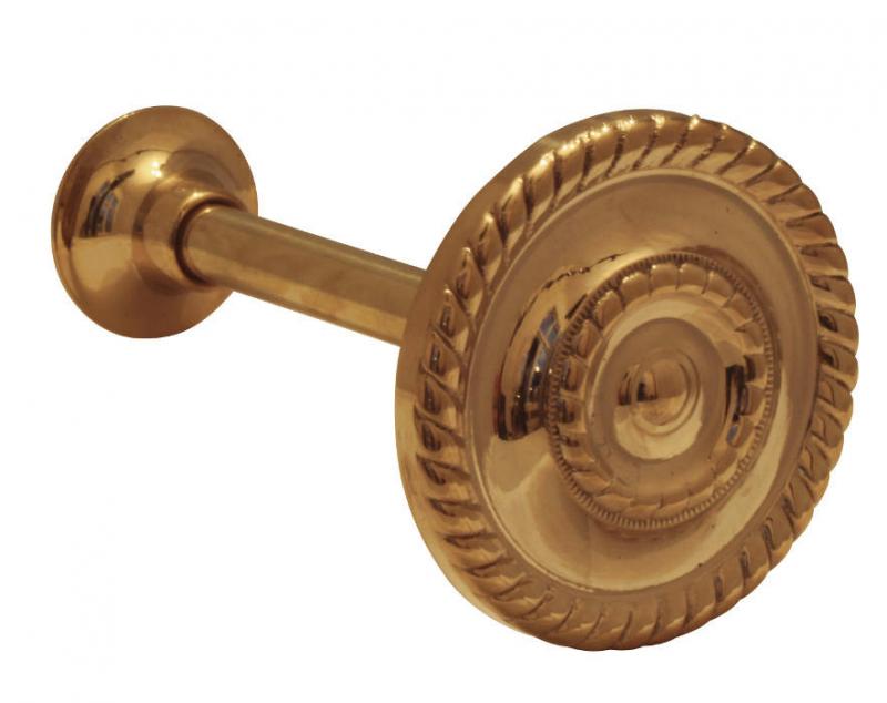 Curtain Hook - Round brass