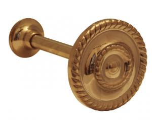 Curtain Hook - Round brass