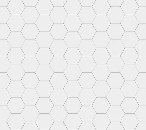 Klinker - Hexagon 10x10 cm vit