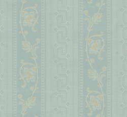 Wallpaper - Nääs slott light blue/turquoise - old style - vintage style - classic interior - retro