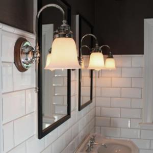 Bathroom lamps in classic style - old style - vintage style - classic interior - retro