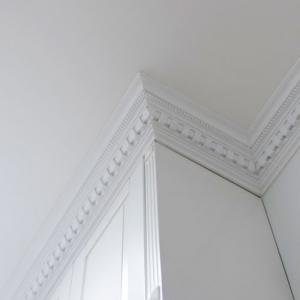 Classic style cornice molding - old fashioned style - vintage interior - classic style - retro