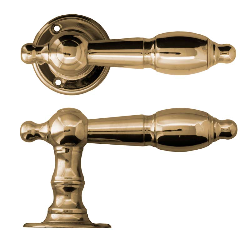 Door Handle - Låsbolaget 145 - Brass