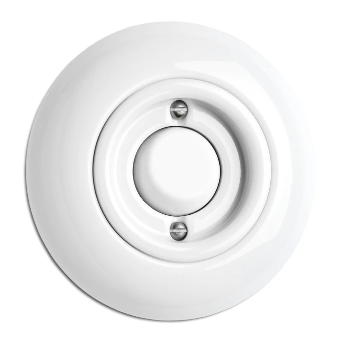 Porcelain Light Switch - Round toggle Intermediate Light Switch