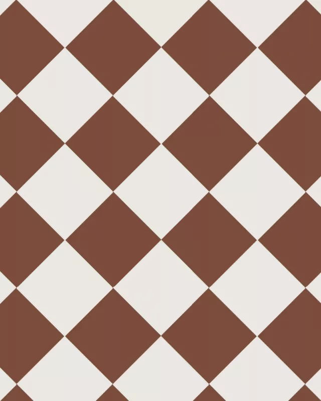 Floor Tiles 15 x 15 cm (5.91 x 5.91 In.) - Red ROU/Super White BAS