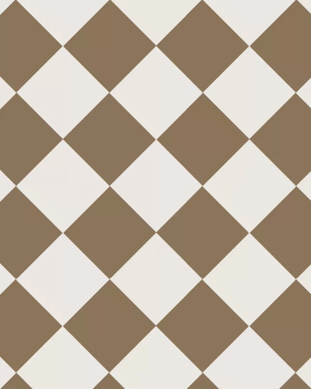 Floor Tiles - 15 x 15 cm (5.91 x 5.91 In.) - Coffee CAF/Super White BAS