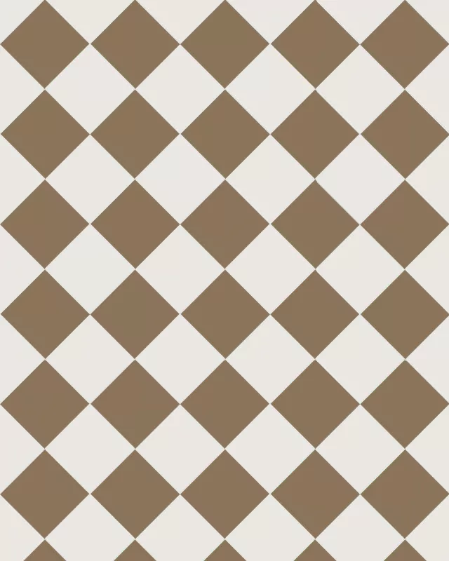 Floor Tiles - 10 x 10 cm (3.94 x 3.94 In.) - Coffee CAF/Super White BAS