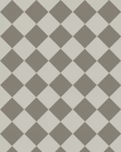 Granittkeramikk Klinker - Sjakkrutete 10 x 10 cm Perlegrå/Grå - Pearl Grey PER/Grey GRU