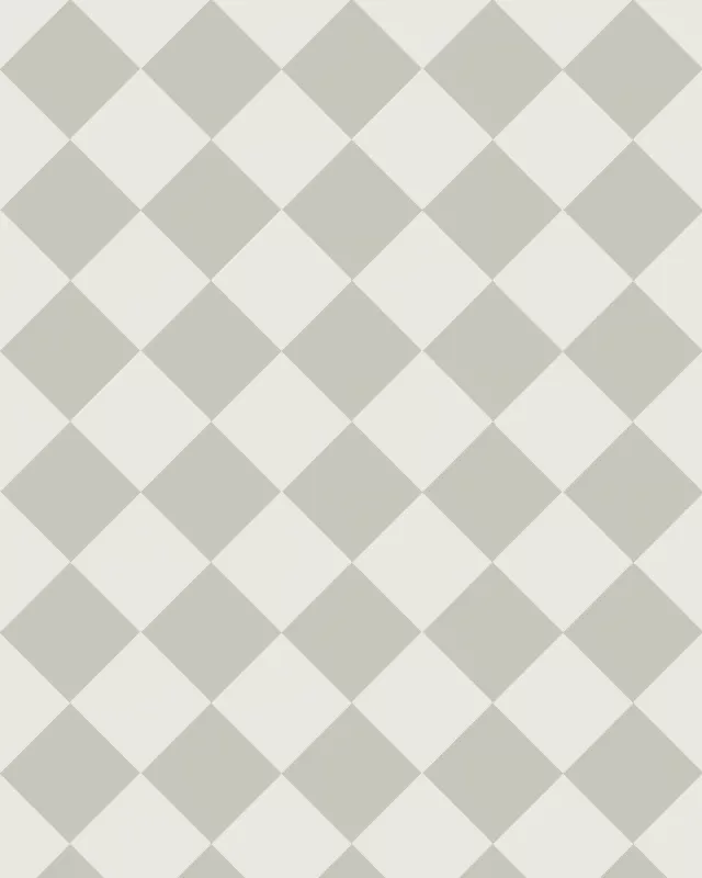Floor Tiles - 10 x 10 cm (3.94 x 3.94 In.) - Pearl Grey PER/Super White BAS