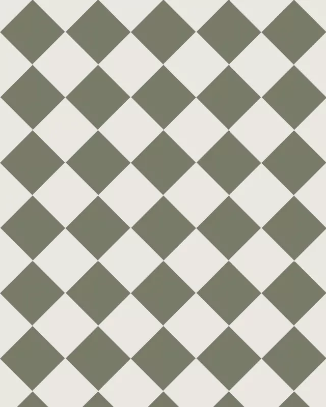 Floor Tiles - 10 x 10 cm (3.94 x 3.94 In.) - Super White BAS/Australian Green VEA