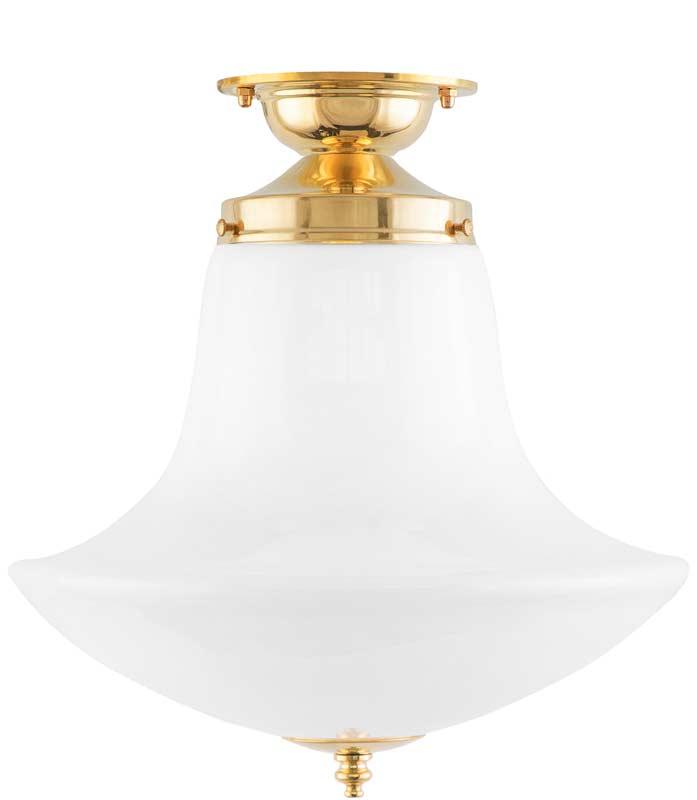 Ceiling Lamp - Lundkvist 100 - Brass, Anchor Shade