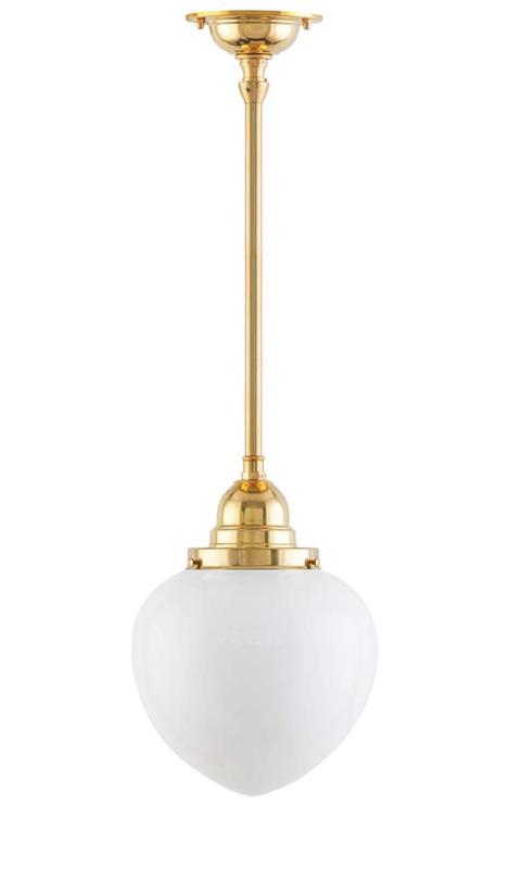 Badeværelseslampe - Loftslampe Byströmpendel 100, hvid dråbe