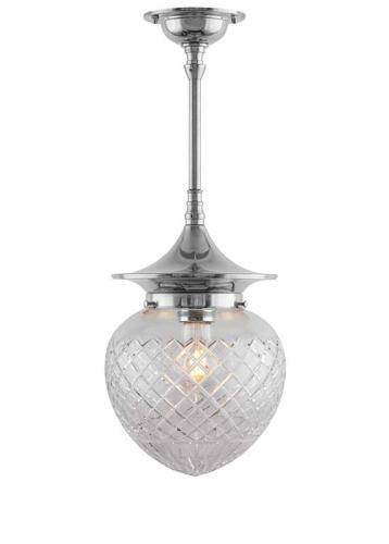 Ceiling Lamp - Dahlberg pendant 100 nickel, drop shade