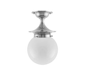 Ceiling Lamp - Dahlberg 80 nickel, globe shade