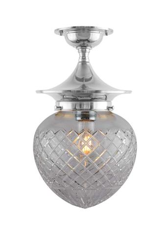Ceiling Lamp - Dahlberg 100 nickel, drop shade
