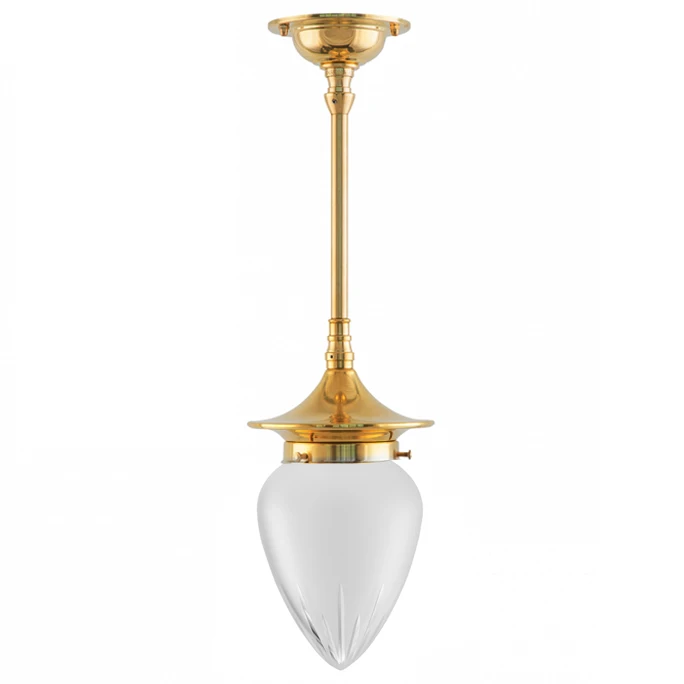 Ceiling Light - Dahlberg Pendant 80, Frosted Drop Shade