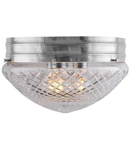 Bowl Lamp - Heidenstam 300 nickel-plated with clear glass