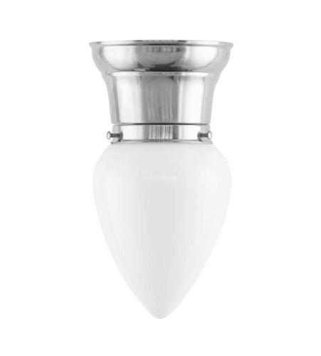 Bowl Lamp - Fröding 80 opal white glass nickel