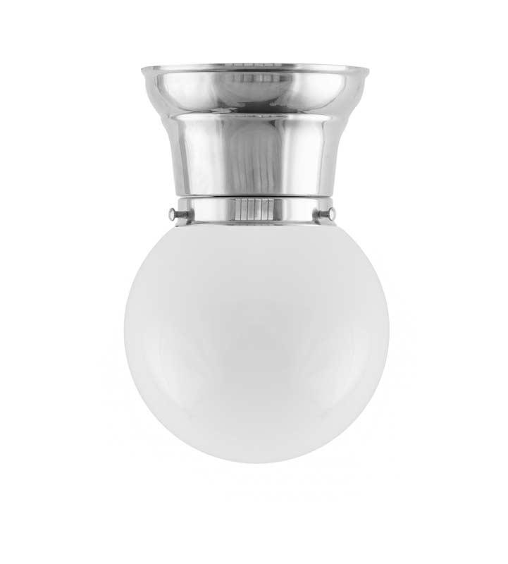 Bowl Light - Fröding 80 - nickel - opal white glass