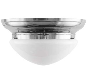 Bowl Lamp - Fröding 300 opal white glass nickel