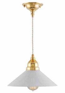 Ceiling Lamp - Byström cord pendant 60, white shade