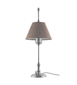 Table Lamp - Kellgren - Nickel, Beige Shade