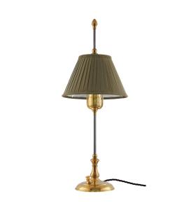 Table Lamp - Kellgren brass, dark green shade