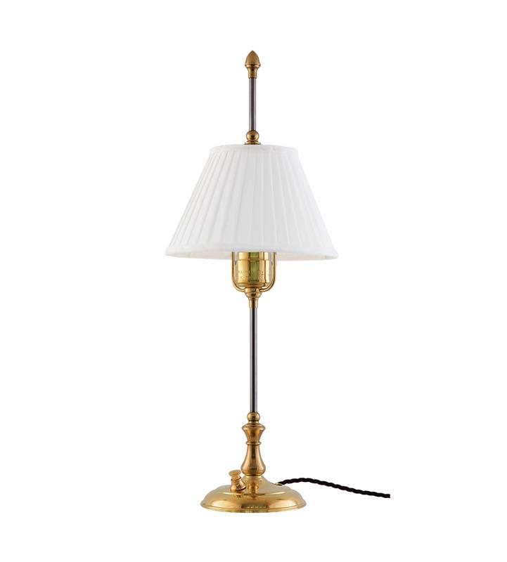 Table Lamp - Kellgren brass, white shade