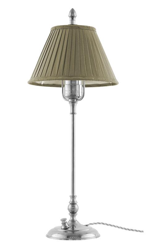 Table Lamp - Ankarcrona 50 cm (19.7 in.), Nickel, Green Shade