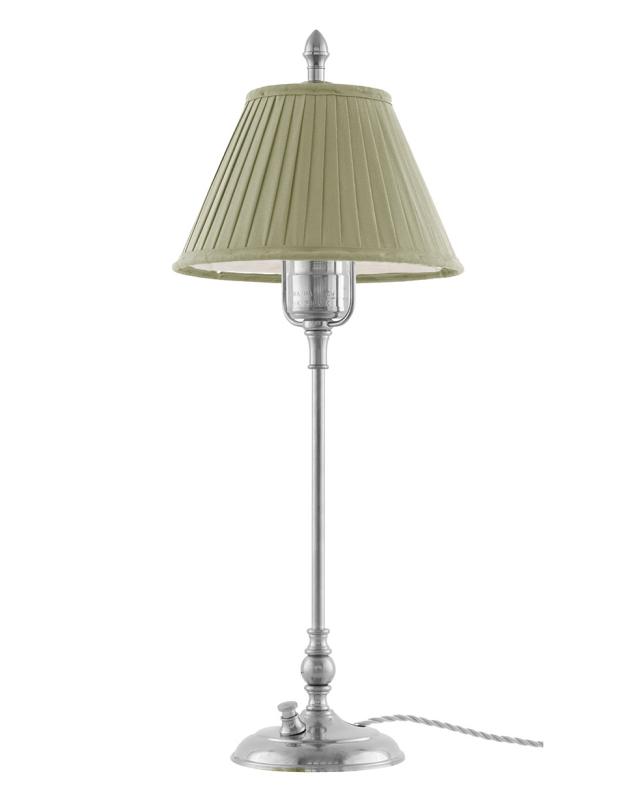 Bordslampa - Ankarcrona 50 cm, förnicklad olivgrön skärm