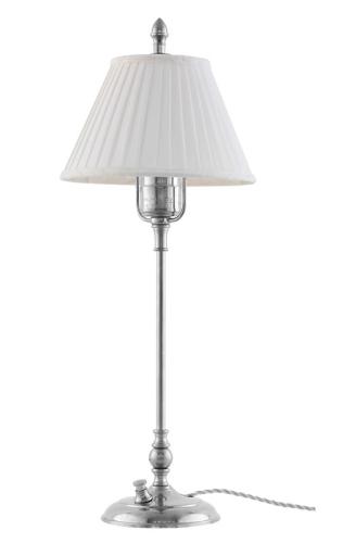 Bordslampa - Ankarcrona 50 cm, förnicklad vit skärm