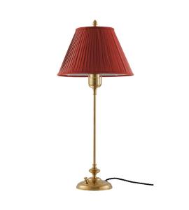 Table Lamp - Moberg 65 cm brass, red shade