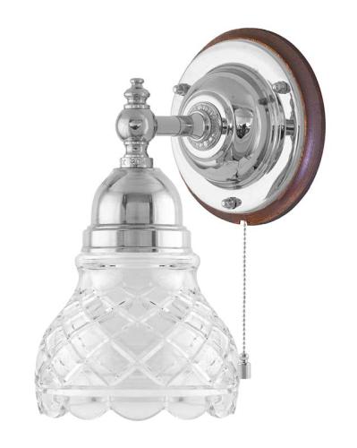 Wall Lamp - Adelborg nickel, clear glass