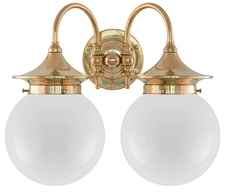 Wall Lamp - Tigerstedt Opal White Globes