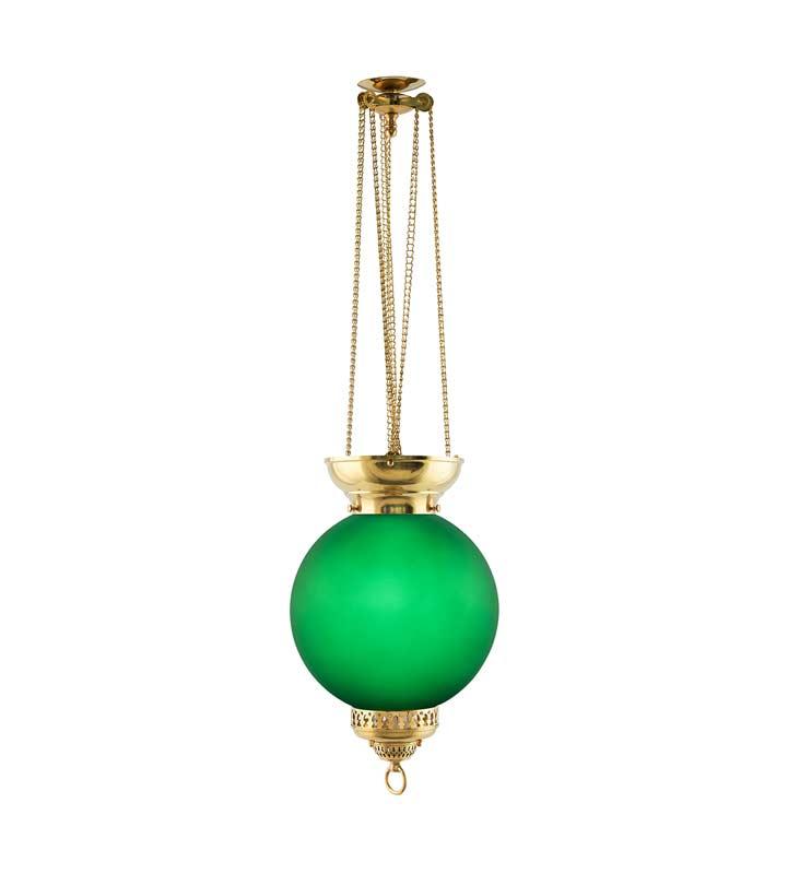 Parafinlampe - Måneskinnslampe grønn