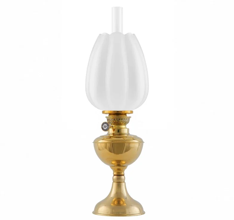 Kerosene Lamp - Arnö Brass with Tulip Globe