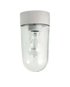 Porselenslampe IP20 - Hvit/rett