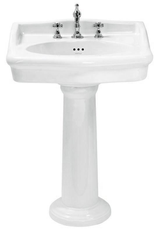 Tvättställ - New Victoria 65 cm med piedestal