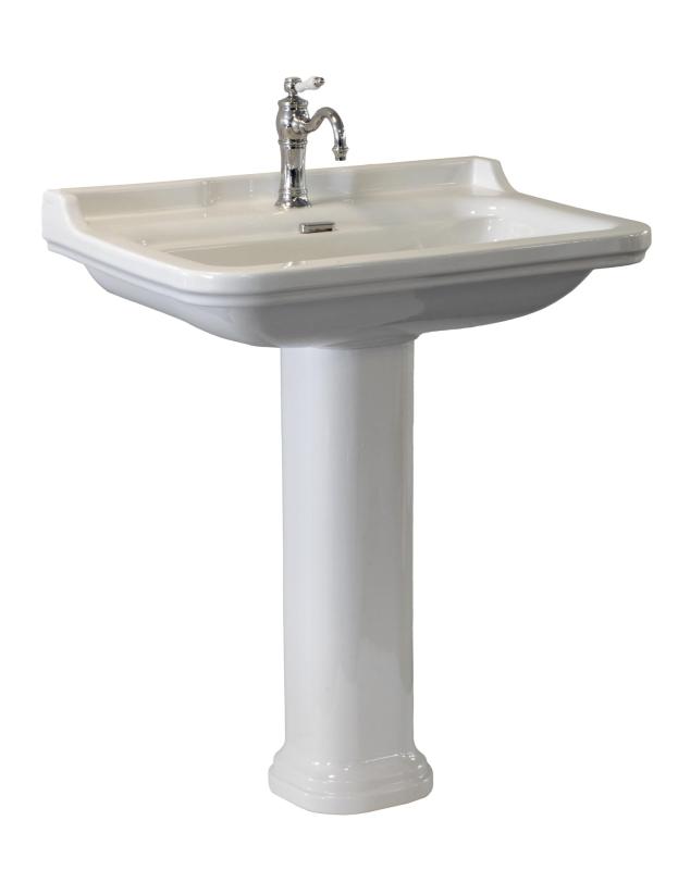 Sink Art Deco 80 cm, Pedestal