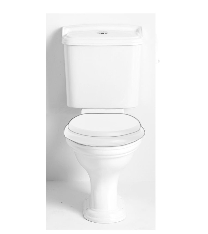 morfine Bediende Perfect WC - Heritage Dorchester close coupled toilet, soft close se