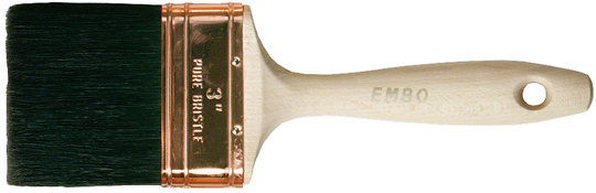 Pensel - Embo Naturborst Lackpensel 37mm - sekelskiftesstil - gammaldags inredning - retro