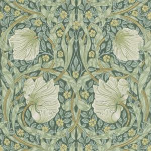 William Morris & Co. Wallpaper - Pimpernel Privet/Slate