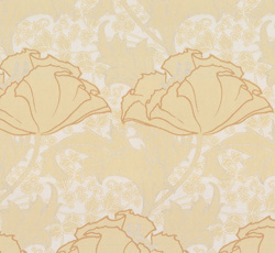 Wallpaper - Berlin yellow/glimmer - old fashioned style - vintage interior - retro - classic style