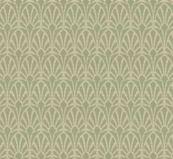 Wallpaper - Jugend white/green - old style - vintage style - classic interior - retro