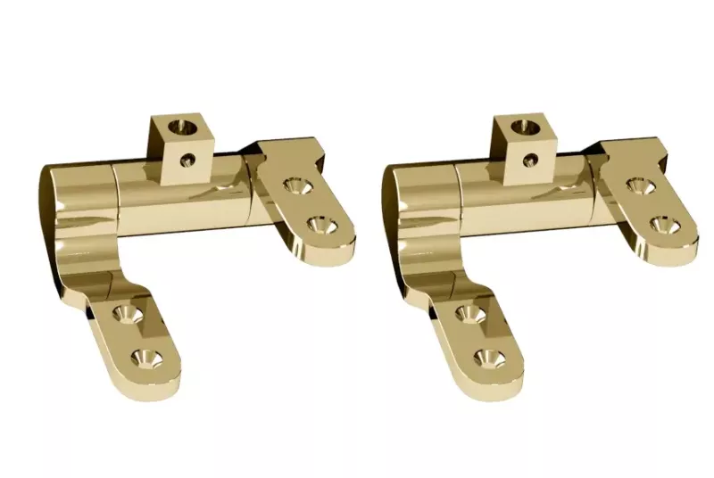 Seat Fittings Gold - For Riviera Toilet