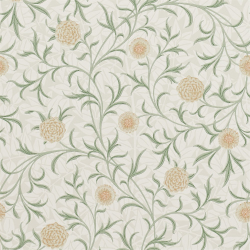 William Morris & Co. Tapete - Scroll Thyme/Pear